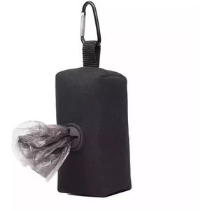 Dog Poop Bag Holder with Carabiner Clip