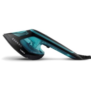 2 in 1 Hand Garment Steamer Black and Teal
