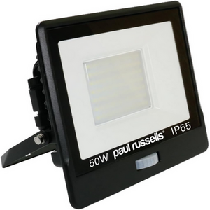 50W Floodlight, 5000lm, 6500K, PIR, IP65