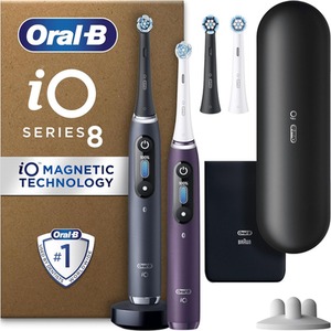 iO8 Electric Toothbrush Duo Set with 6 Cleaning Modes