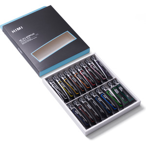 HIMI Tube Acrylic Set - 18 Colours (12 ml)