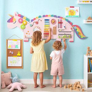 Unicorn Activity Wall Busy Board Panels