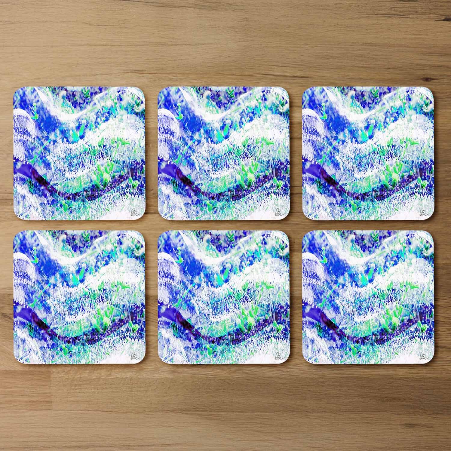 Blue Wilderness Coaster - Blue