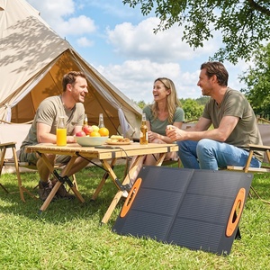 HOMCOM 100W Portable Solar Panel Solar Charger with USB-A  USB-C Output