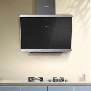 Wall-mounted 3-Speed Angled Range Hood with Touch Screen