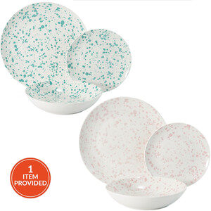 12 Piece Mist Dinner Set