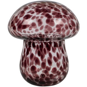 Tortoise Shell Glass Mushroom Jar