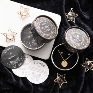 Astrology Card Gift Set Zodiac Sign Cards for Self Discovery
