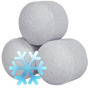 White Christmas Chill Pills Mini Bath Bombs for Relaxing Winter Bath