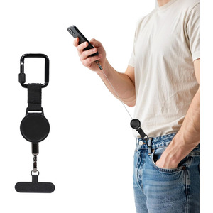 Retractable Phone Steel Wire Clip Anti-Loss Lanyard