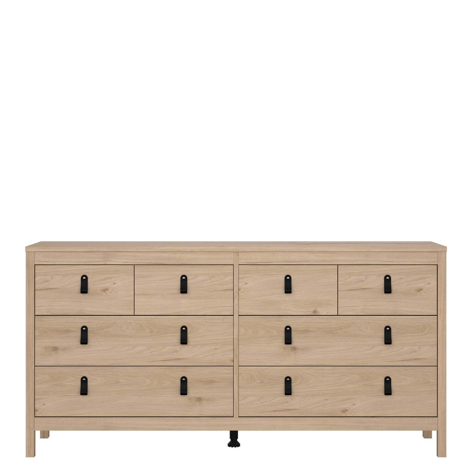 Wyld Haus Barcelona 8-Drawer Double Dresser in Jackson Hickory Oak - Natural