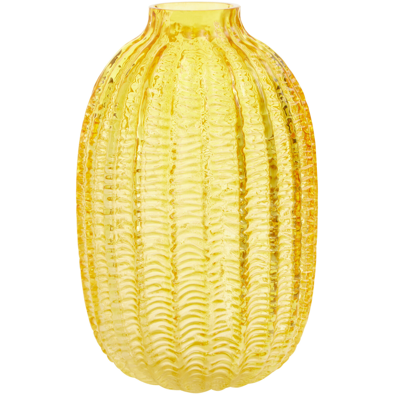 Onice Silver Small Glass Vase - Glass 100%