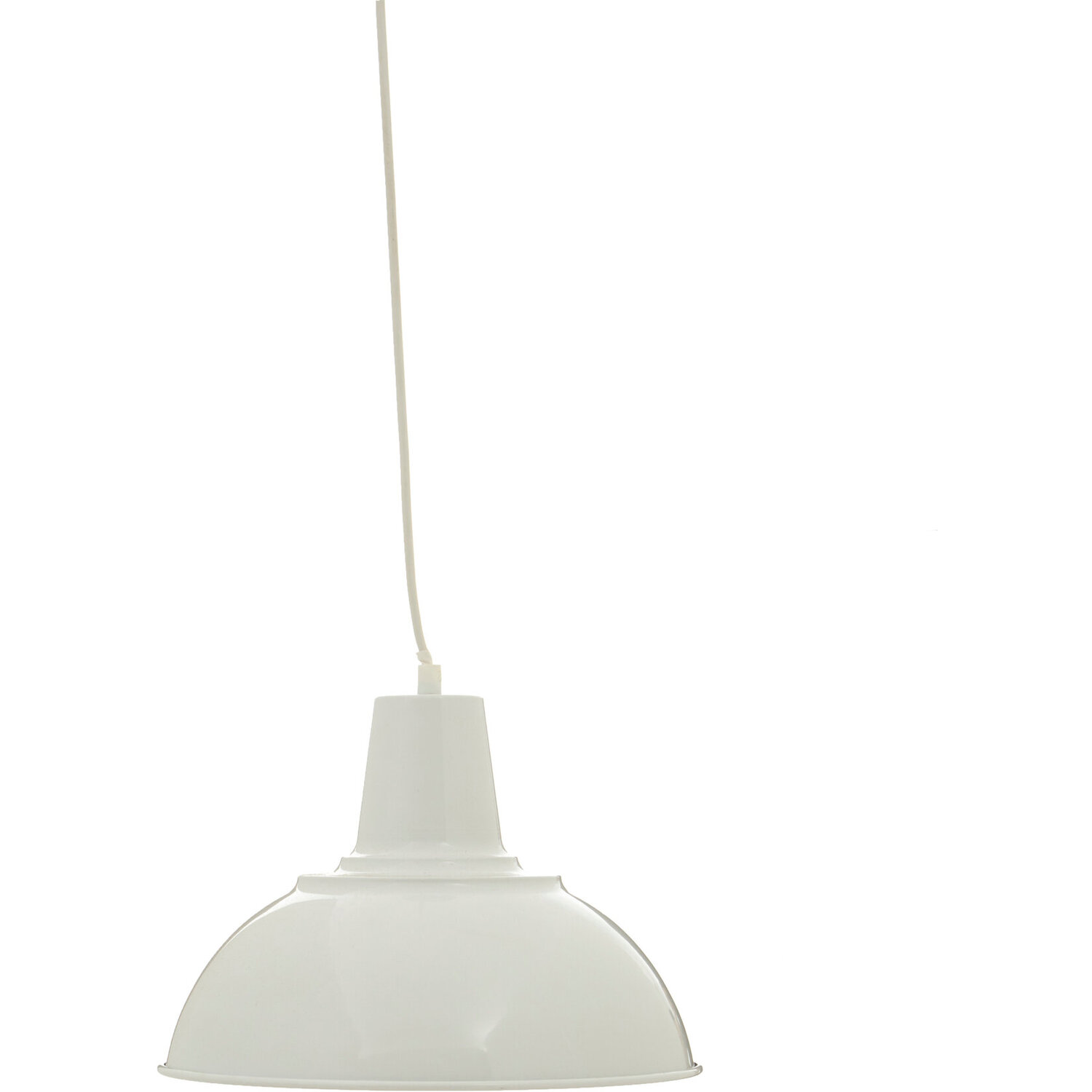 Bryen White Metal Pendant Light - White