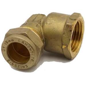 Prima Plus Dzr Compression Elbow 15mm x 1/2