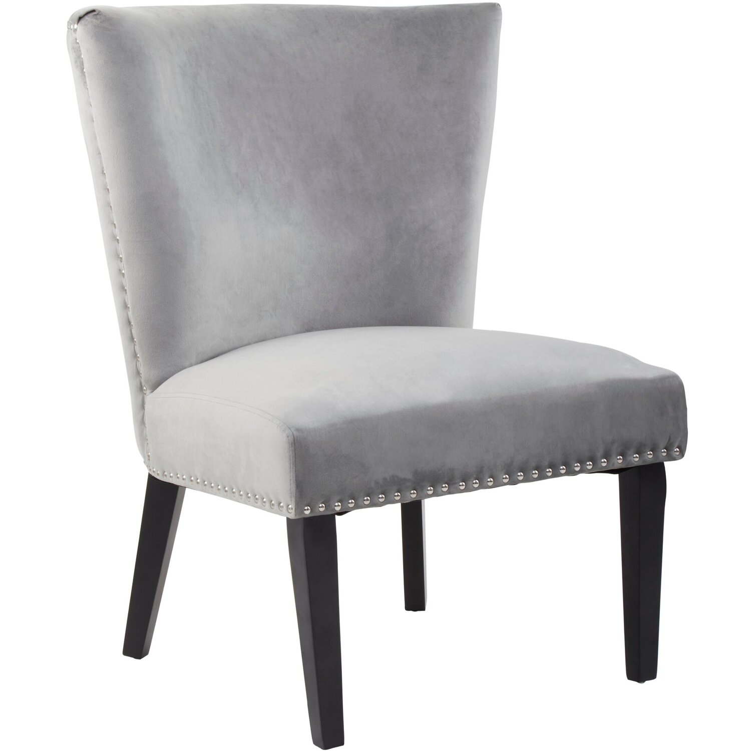 Kensington Townhouse Grey Winged Dining Chair - Grey