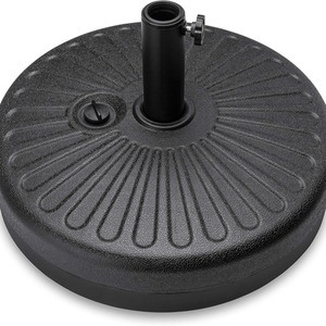 Basque Black Plastic Parasol Base
