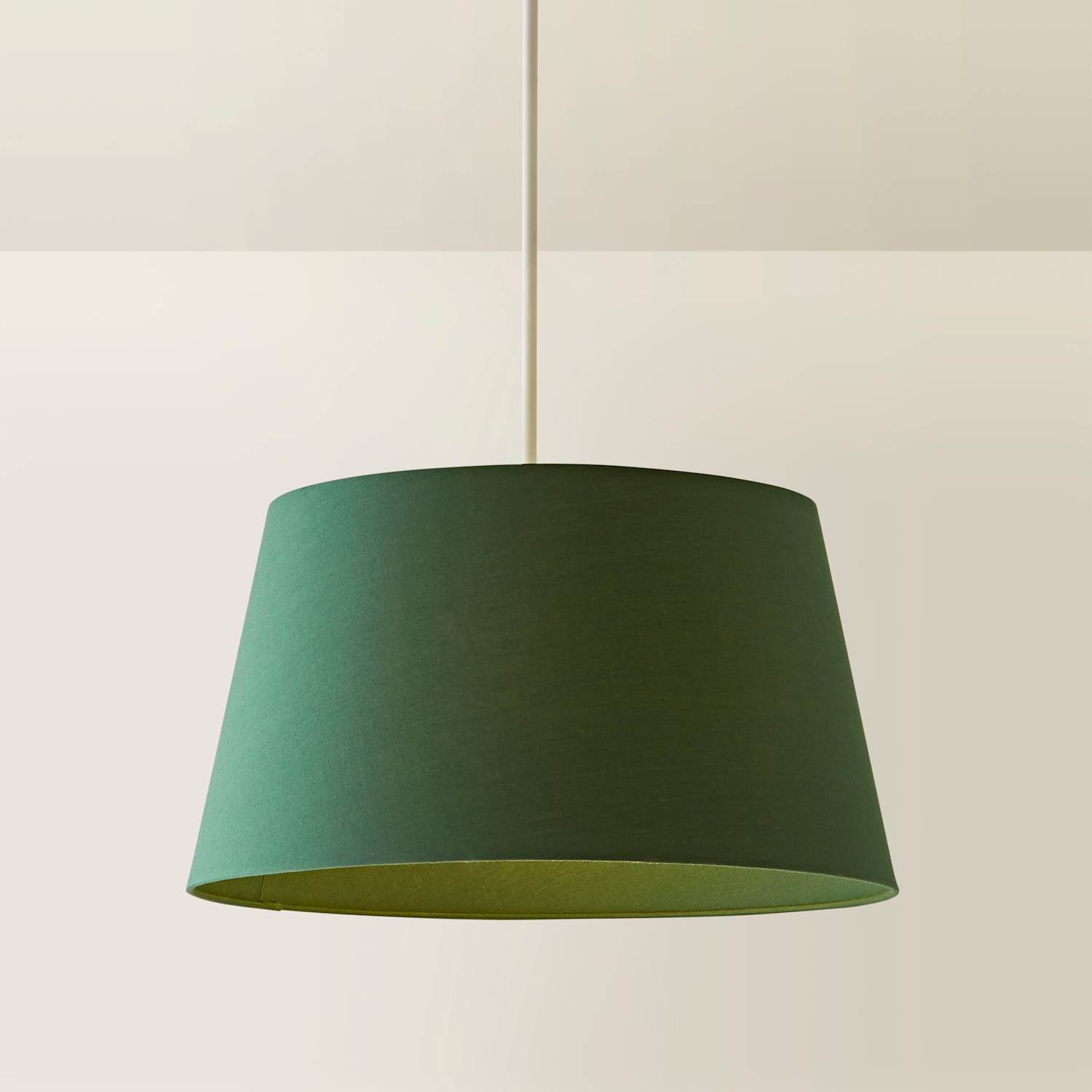 Valuelights Aspen Large Tapered Ceiling Lamp Shade - Forest Green