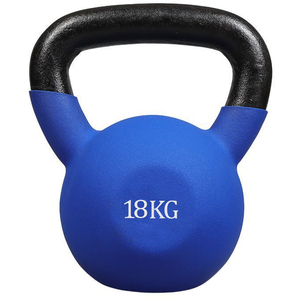 Neoprene Coated Kettlebell Weight - 18kg