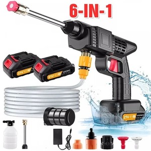 2x Battery Portable Cordless Car High Pressure Washer