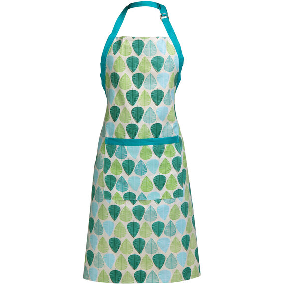 Green Leaf Printed Apron