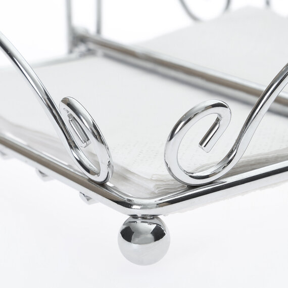 Helix Chrome Wire Napkin Holder