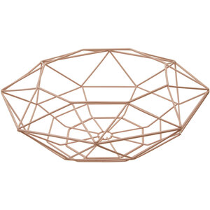 Vertex Gold Finish Fruit Basket