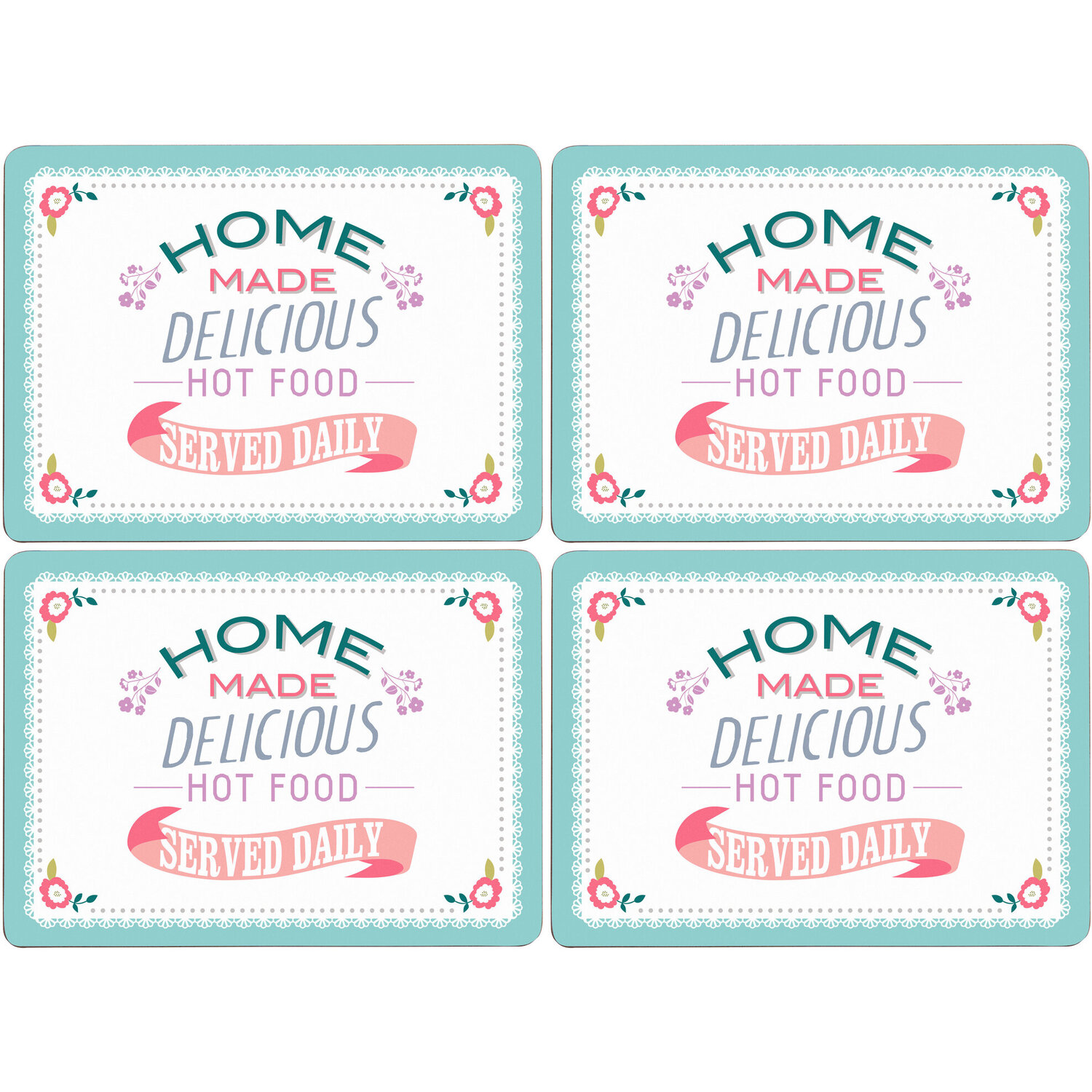 Maison By Premier Set Of Four Amelie Cork Placemats - Assorted