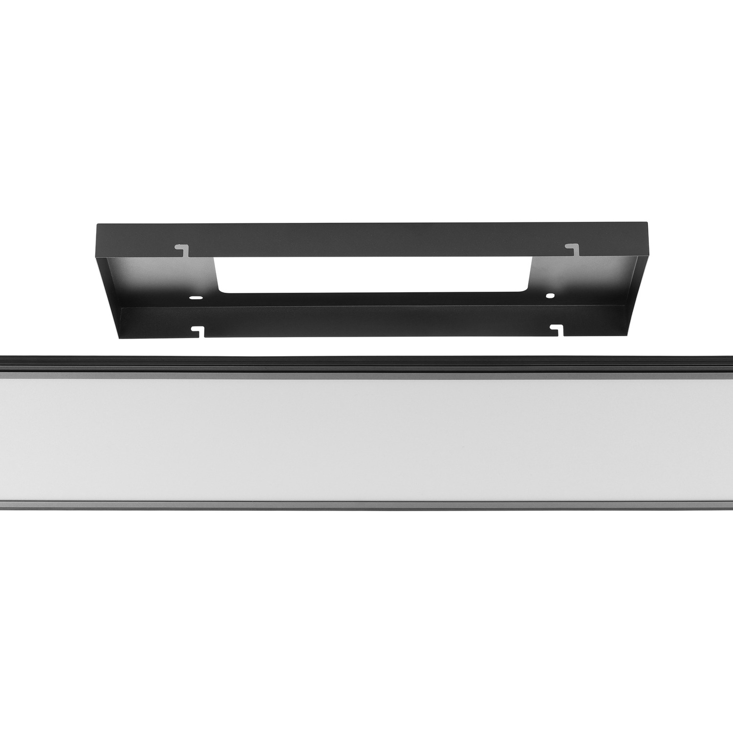 Eglo Salobrena 1 Led Ceiling Light Black Cool White 4000k - Black 120cm
