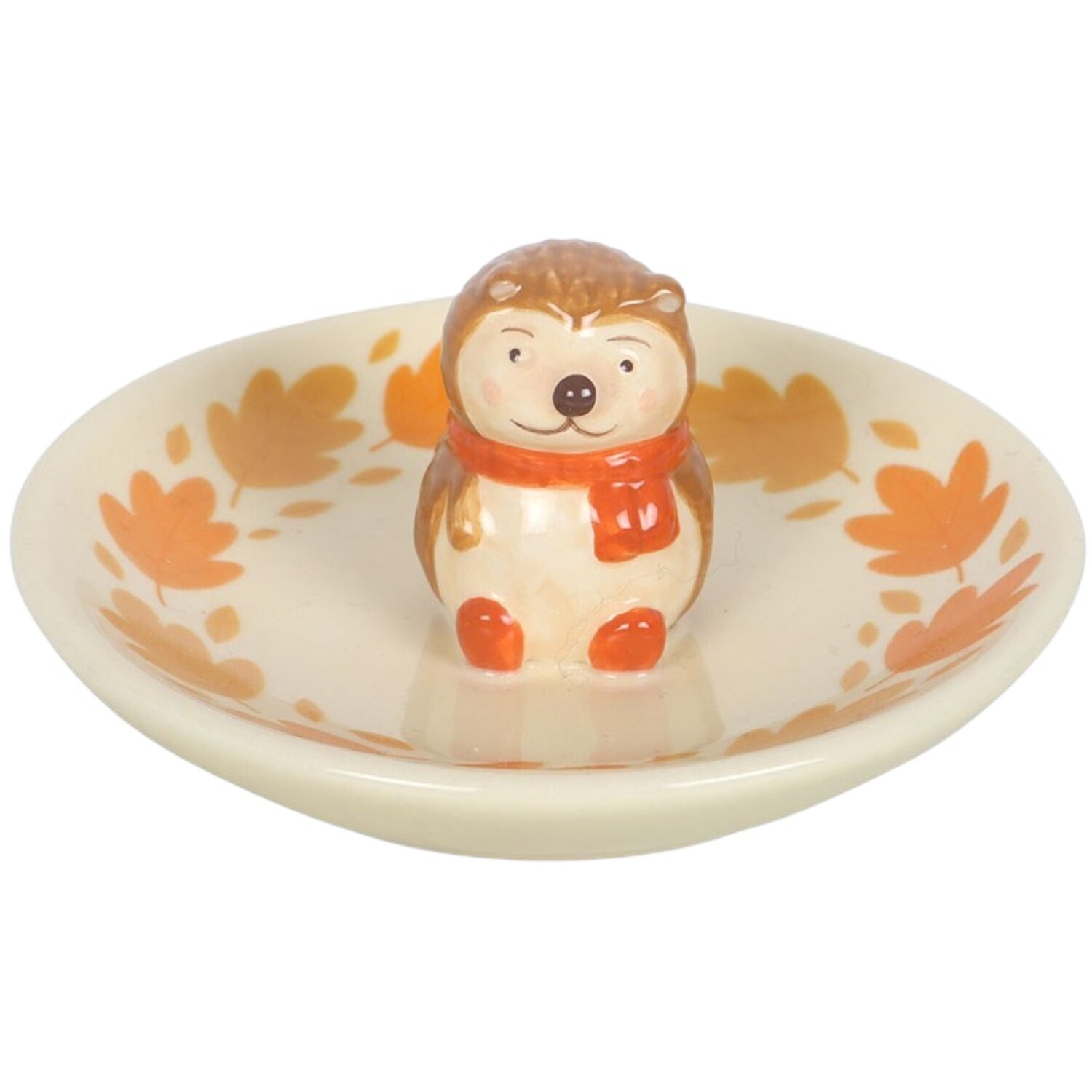 Autumn Hedgehog Trinket Jewellery Dish