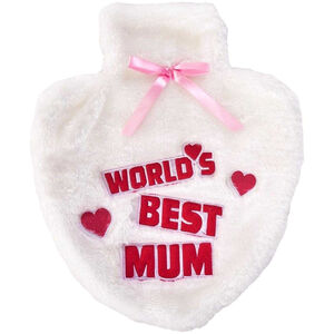 K Collection World´s Best Mum 1L Hot Water Bottle Cover