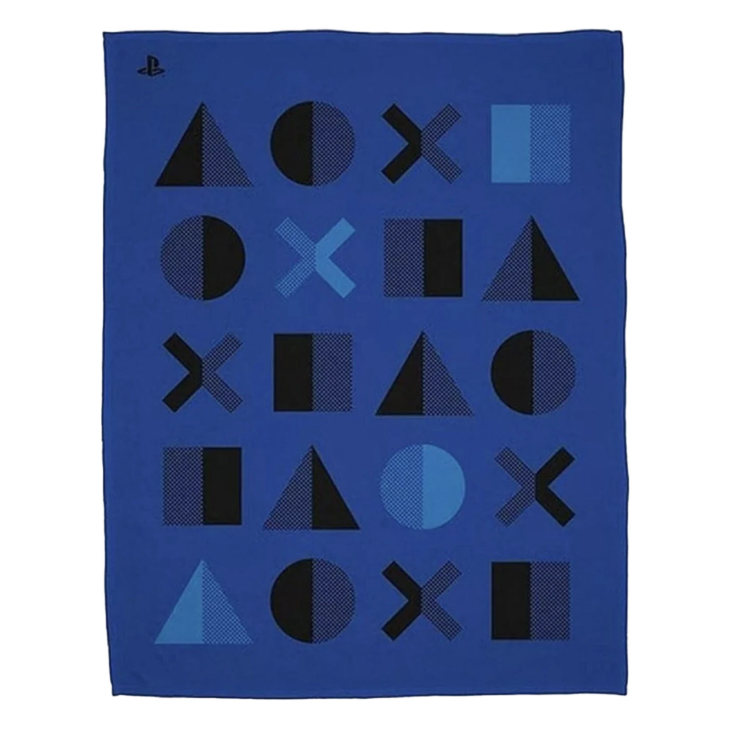 Playstation Fleece Dot Blanket in Bright Blue | Size: Crib