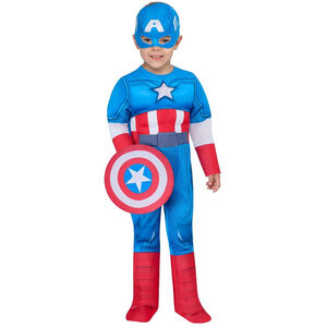Spidey And His Amazing Friends Childrens/Kids Deluxe Captain America Costume