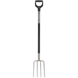 Fiskars Ergonomic Garden Fork Grey