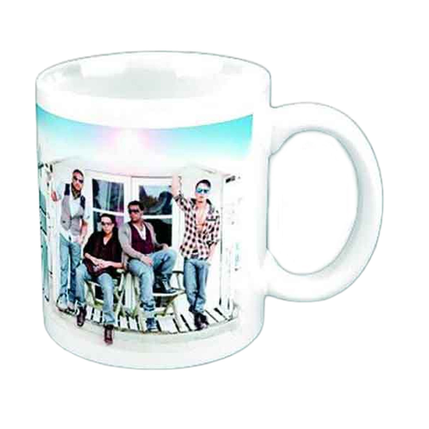 Jls Beach Hut Stoneware Mug - Multicoloured