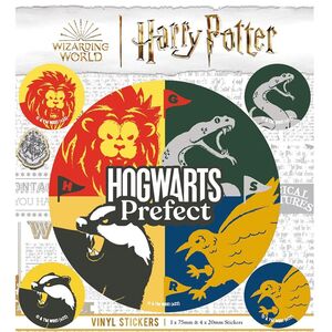 Harry Potter Hogwarts Prefect Stickers (Pack of 5)
