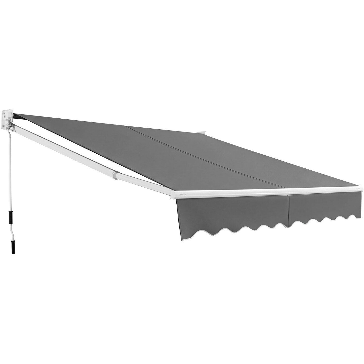 Image of Patio Manual Retractable Awning - Grey