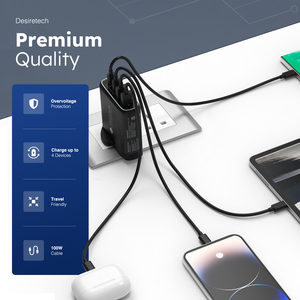 100W USB C Charger with Cable & Pouch
