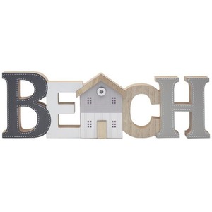 Freestanding Wooden Beach Sign