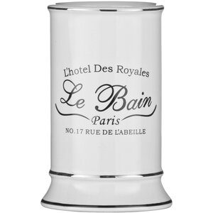 Le Bain White Ceramic Tumbler