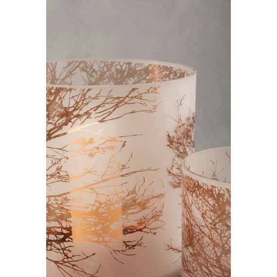 Branch Large Glass Hurricane Candle Holder