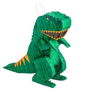 Pinatas Dinosaur Cardboard Pinata - W43cm x D13cm x H55cm - Green
