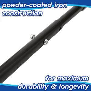 4-Prong Lawn Aerator - 24.5cm x 1M - Black