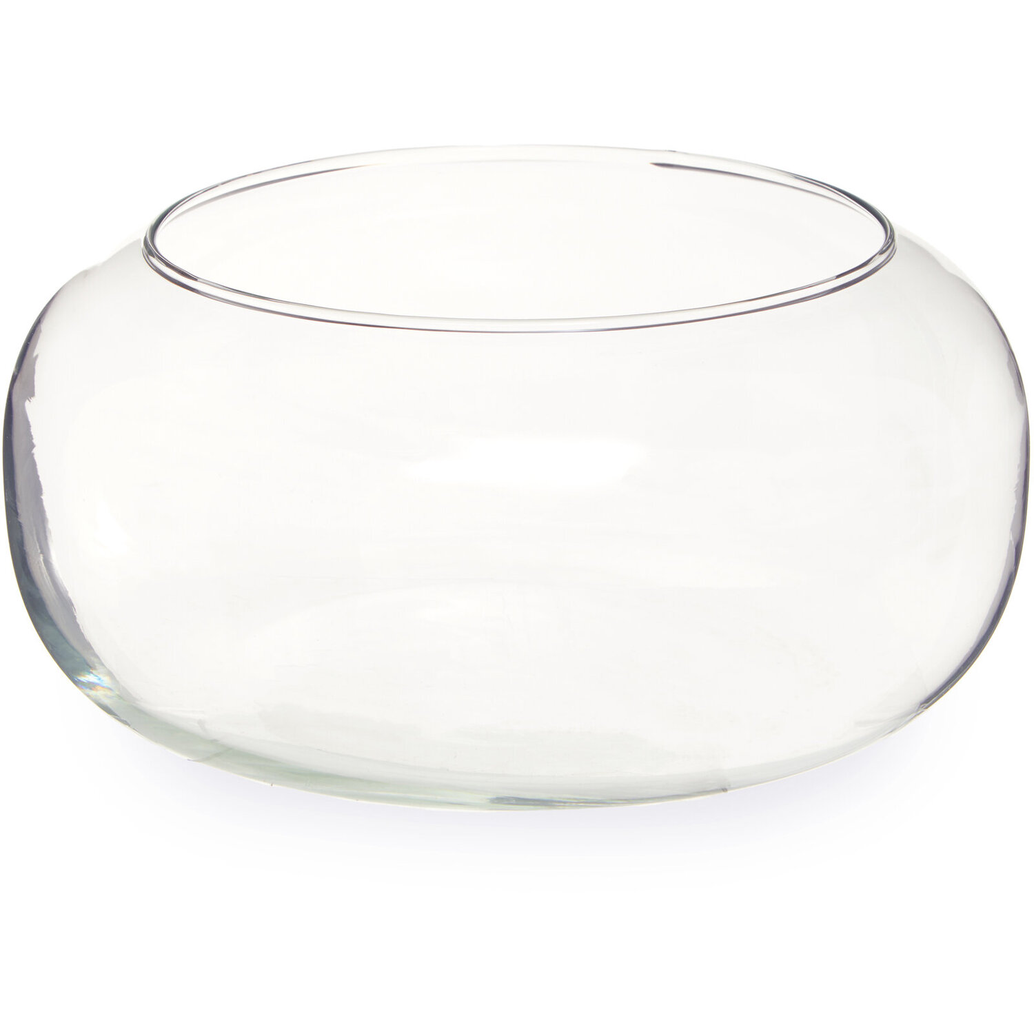 Maison By Premier Darnell Round Brown Vase - Clear