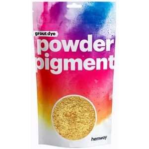 Hemway Grout Powder Pigment Dye Metallic Sparkle Dark Gold 50g
