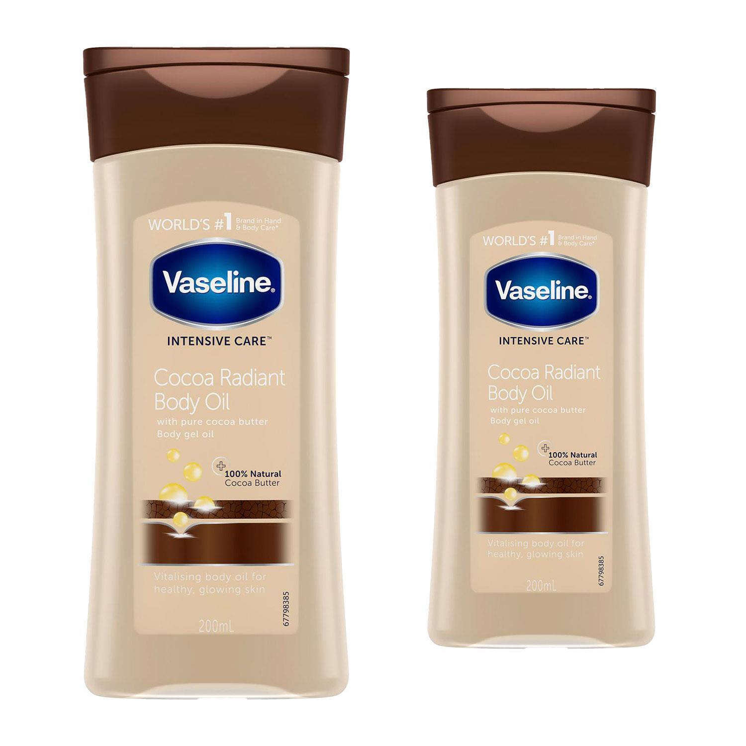 Vaseline Unisex White Essential Moisture Cocoa Radiant With Pure Cocoa Butter 200Ml, 2 Pack In - Image 7