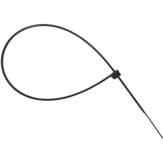 Forgefix cable ties 4.8 x 368mm black pack of 100