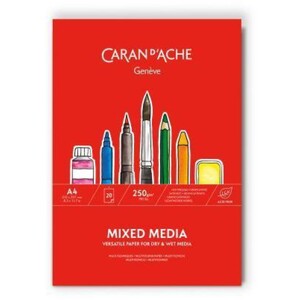 Caran d'Ache Mixed Media Paper Pad A4 20 Sheets 250gsm