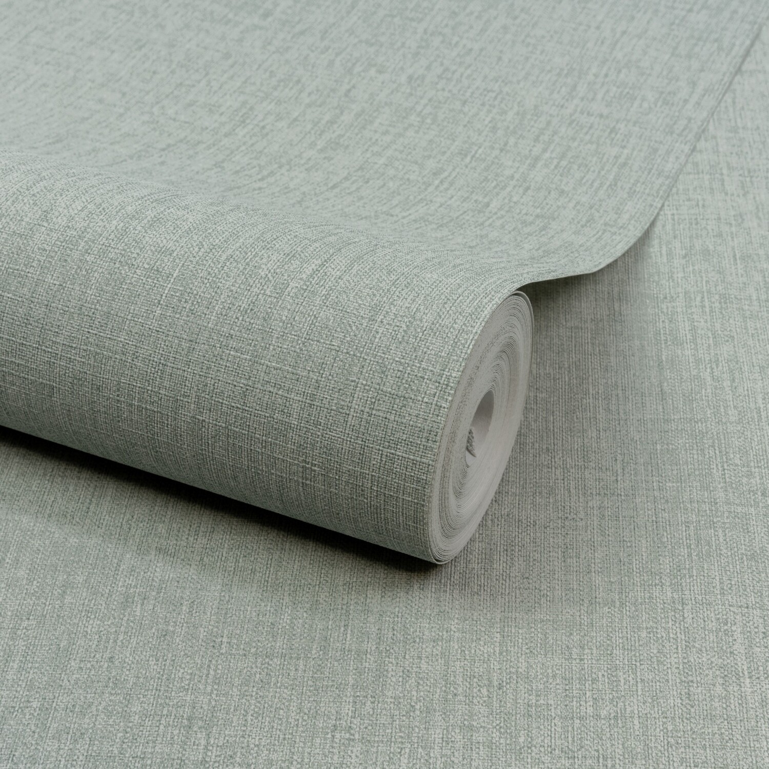 Grandeco Boutique Trente Linen Effect Embossed Wallpaper - Sea Green - PW1206 - Image 2