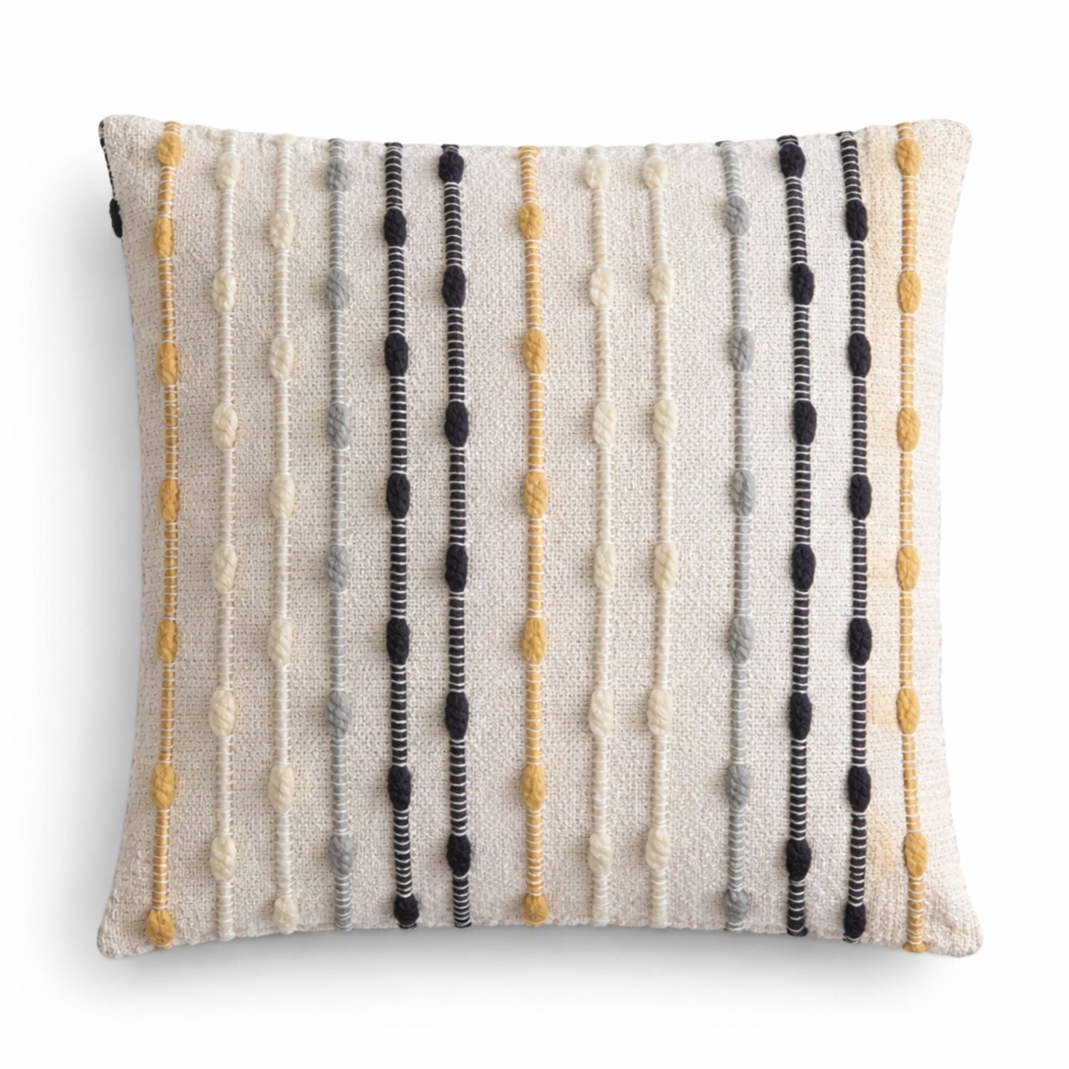 Classic Cushion Cover Hippie Knot 45x45 Boho Striped - Multi