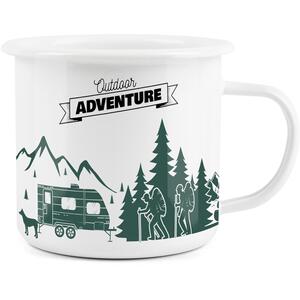 Outdoor Adventure Enamel Mug